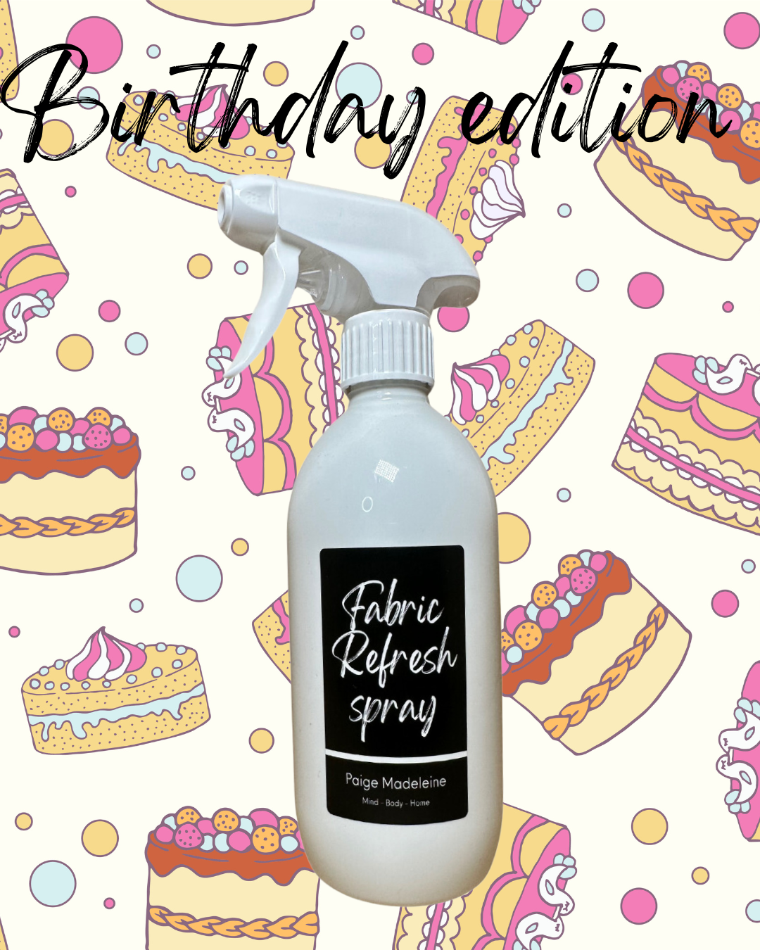 Birthday cake Fabric Refresher Spray 500ML
